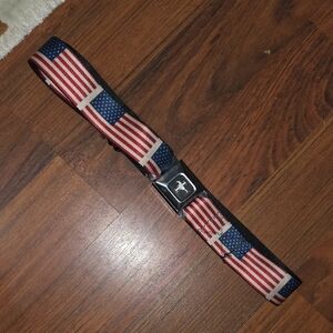 Buckle-Down Mustang American Flag Seat Belt Buckle